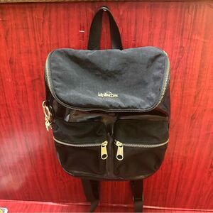Kipling black nylon backpack